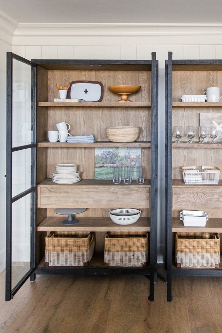 How to Style Kitchen Hutch Cabinets - Studio McGee