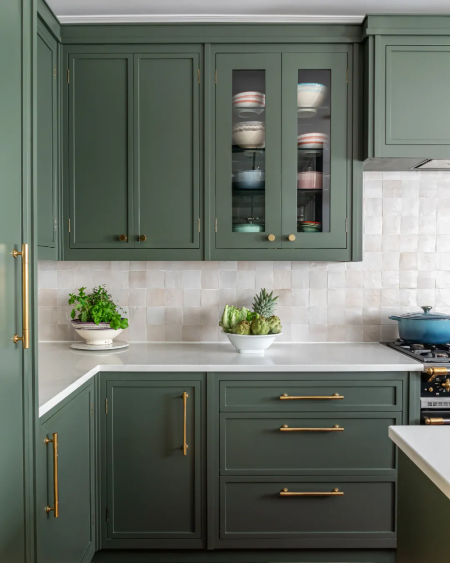 Inspiring Green Kitchen Ideas for : Sage Green, Olive, Emerald