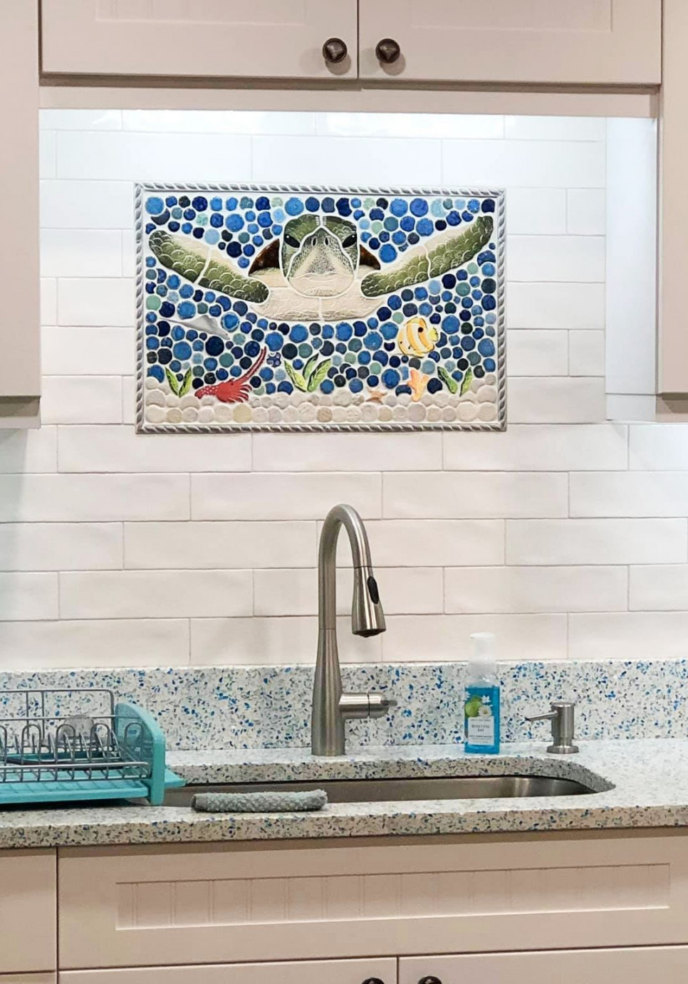 Kitchen Backsplash Ideas with Coastal & Beach Mosaics  Tile