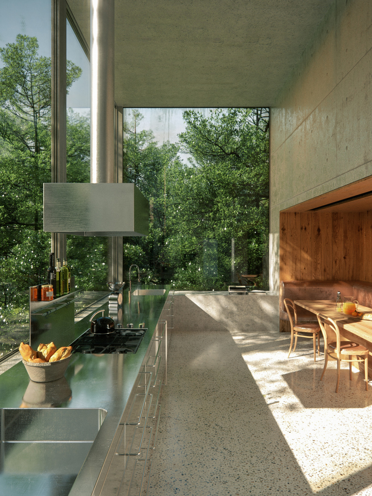 Kitchen by Peter Zumthor  Matej Stefanac - CGarchitect