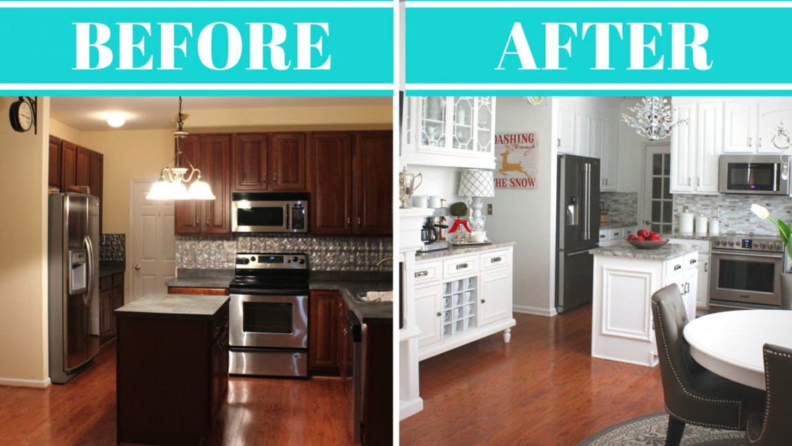 Kitchen Makeover Reveal & Tour  Before & After