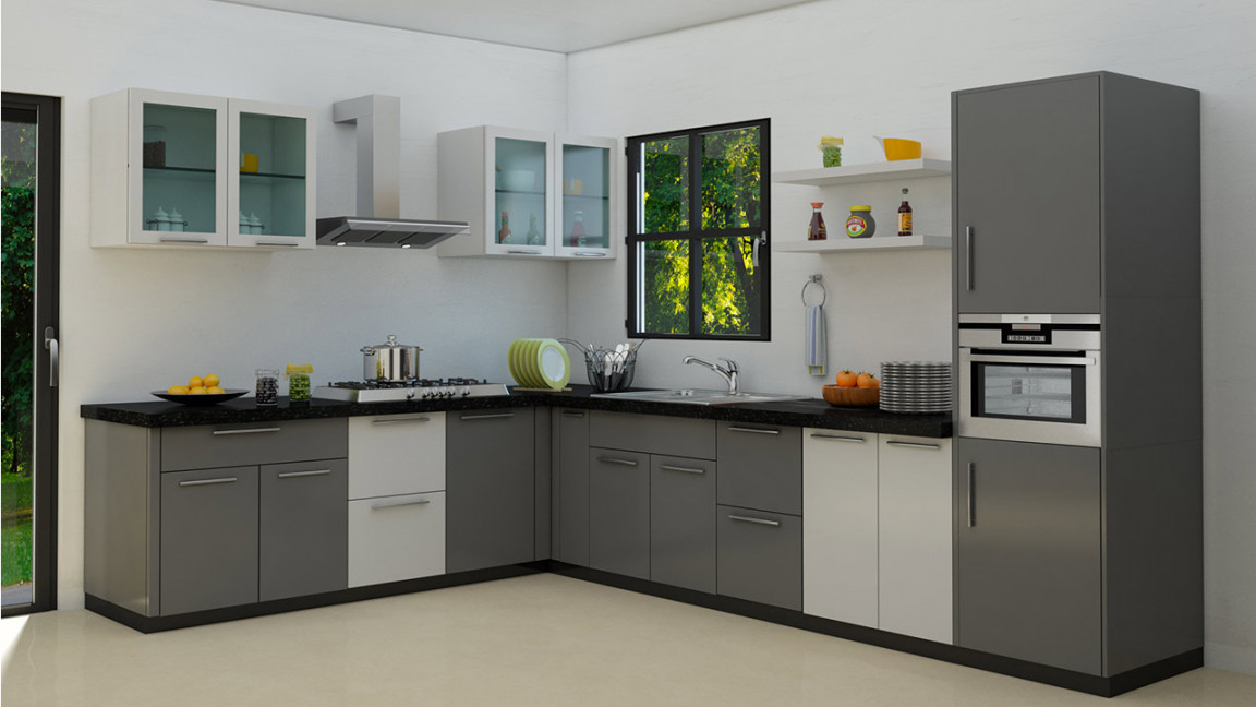 l shaped modular kitchen designs