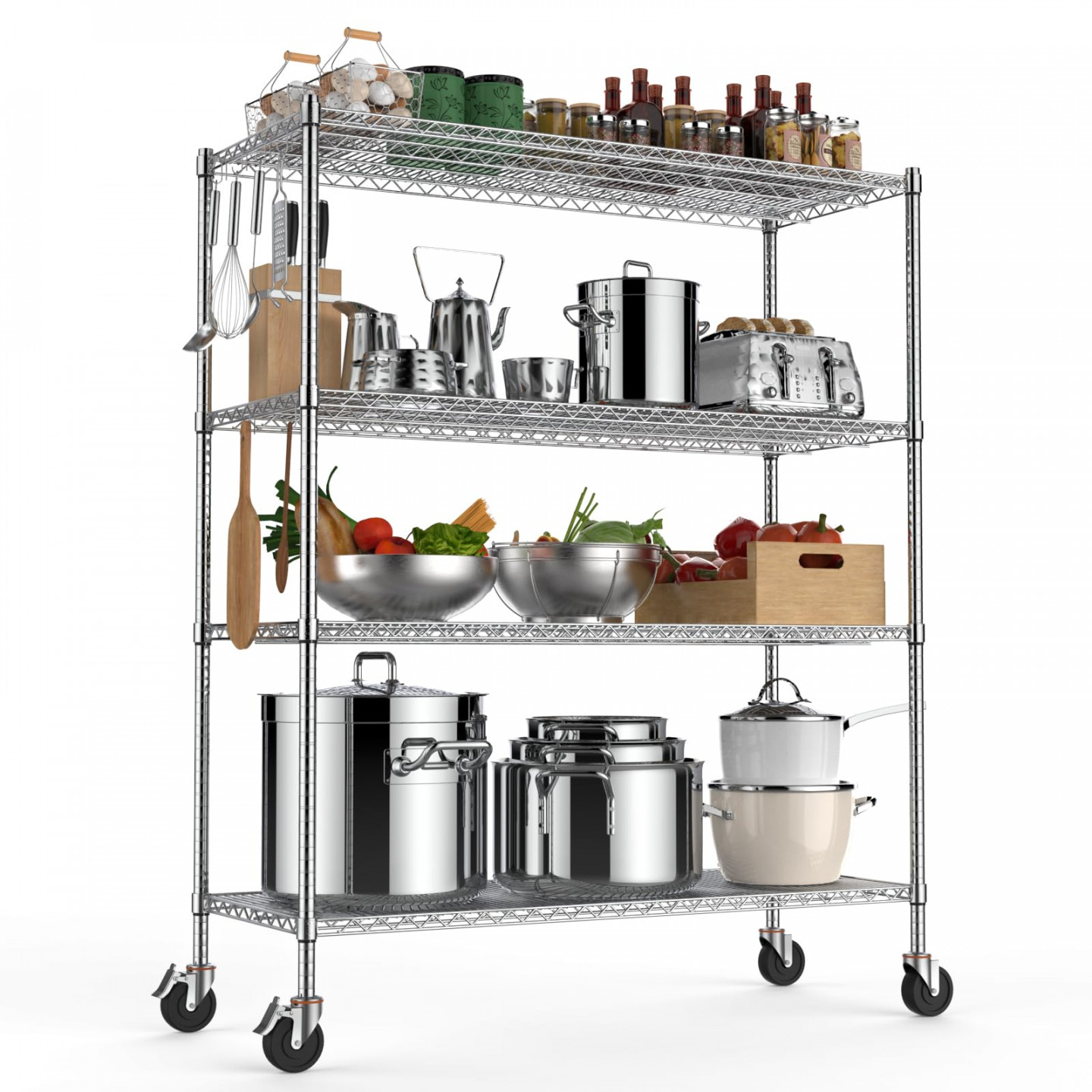 Leteuke Wire Shelving Unit with NSF Certified Storage Shelves,