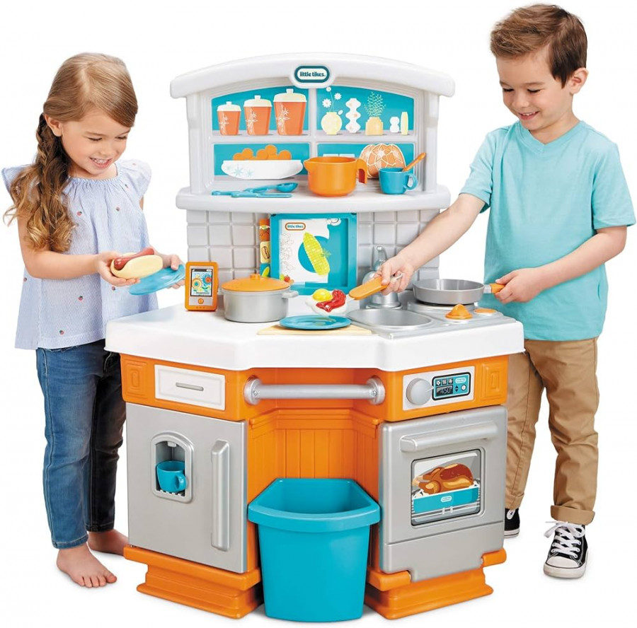 Little Tikes Home Grown Kitchen - Role Play Kitchen with Fresh