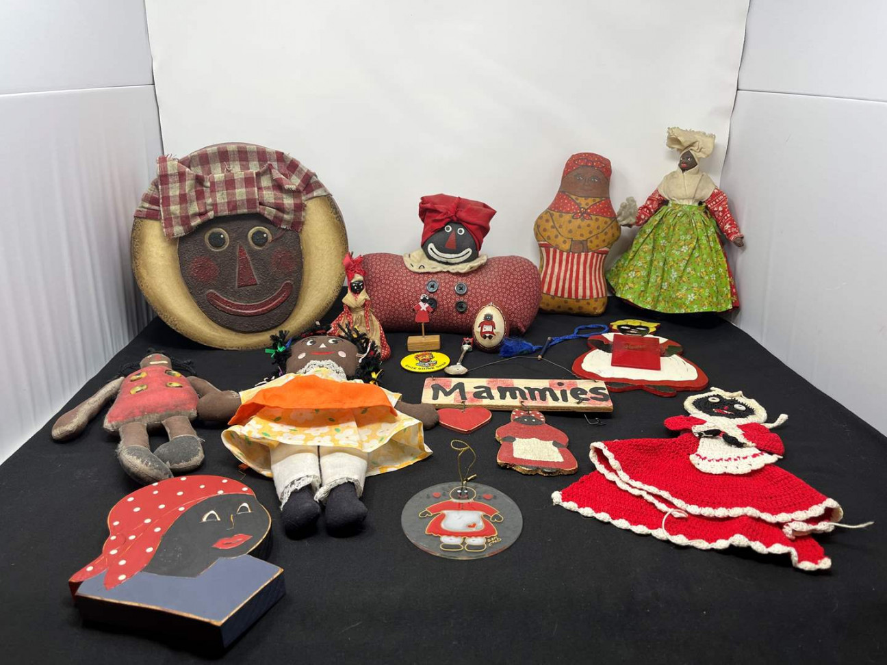 Lot #  - Aunt Jemima Kitchen Decor, Dolls, Recipe Box, Ornament