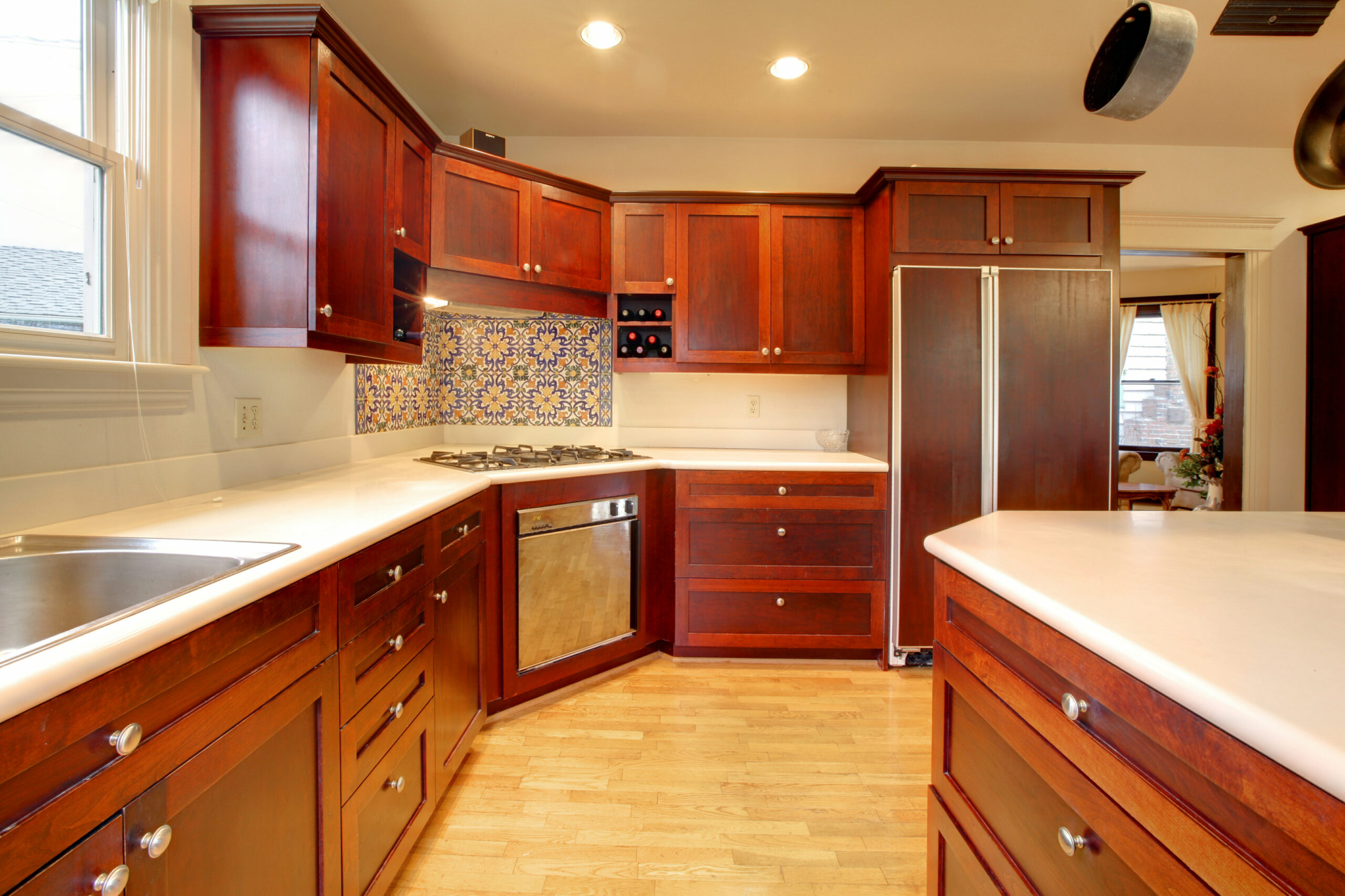 Mahogany Kitchen Cabinets  Modernize