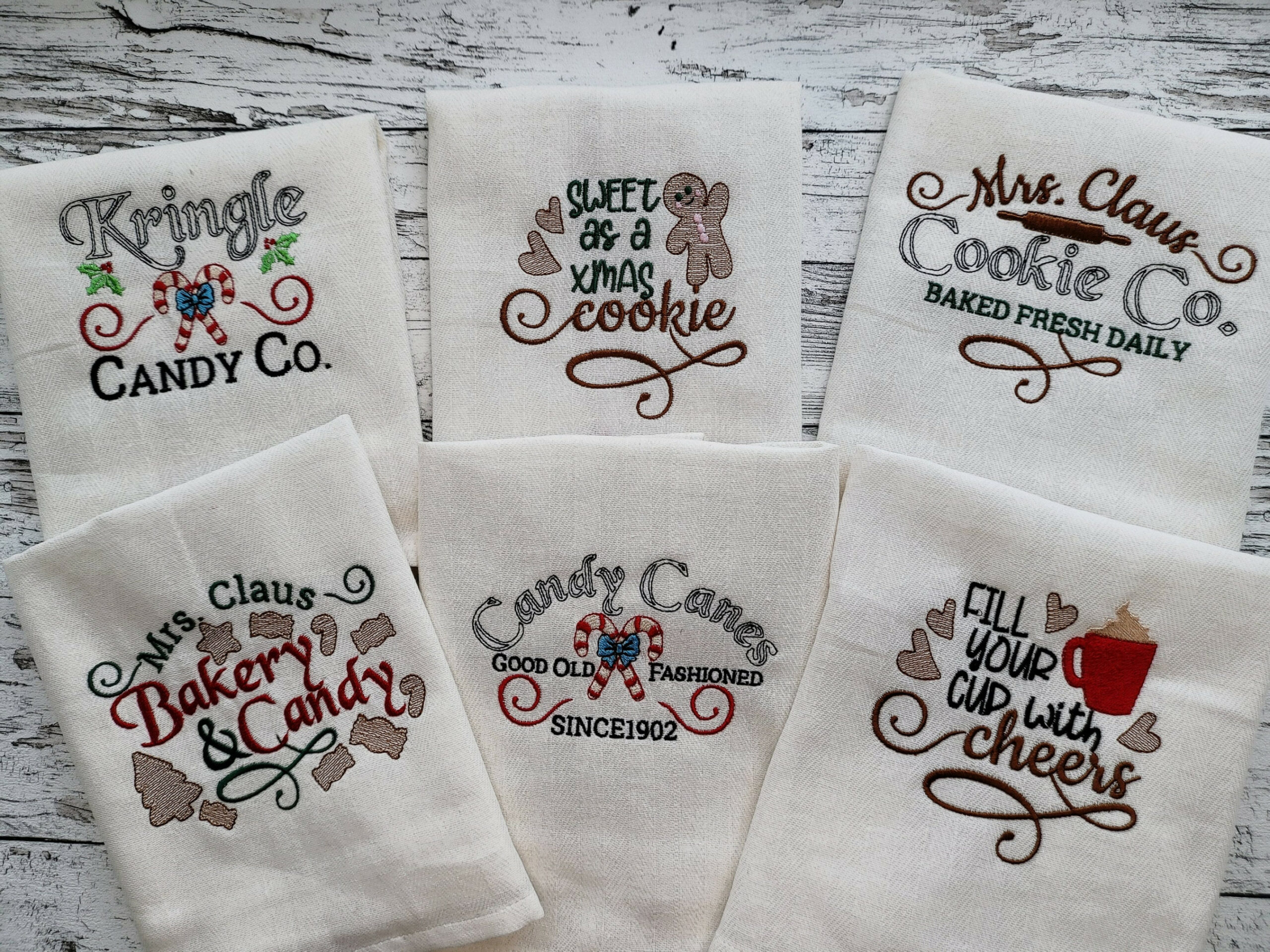 Merry Christmas Kitchen Baking Kids Cookies SET of  Designs - Etsy