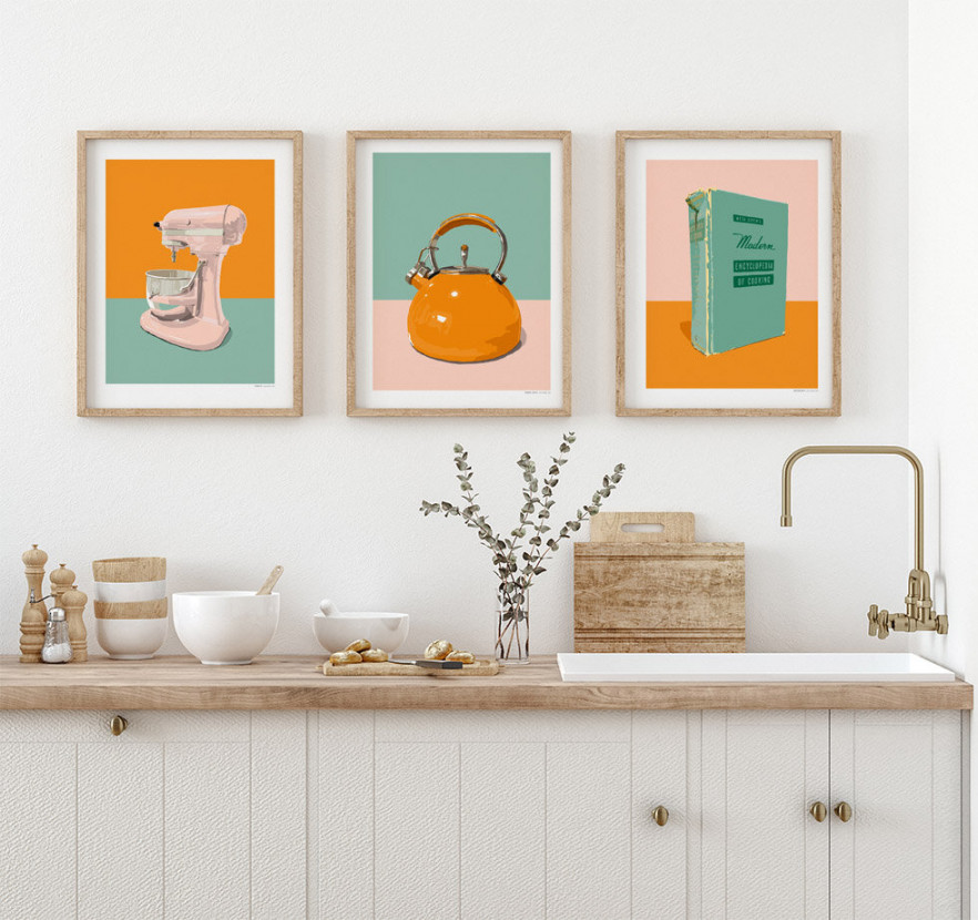 Mid-Century Kitchen Pop Art — amy mckay artist