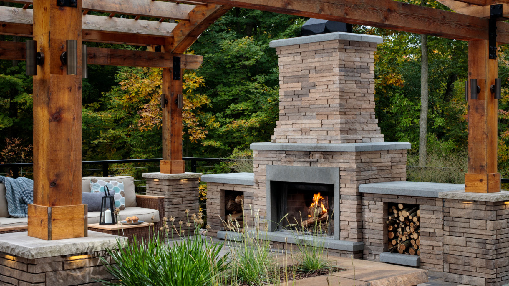 Outdoor Fireplace Kits & Outdoor Kitchens  Belgard