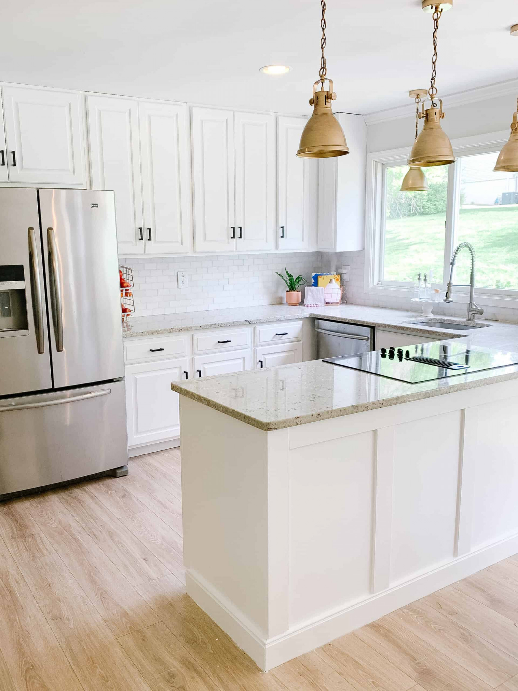 Painting Kitchen Cabinets White - Kitchen Reveal - arinsolangeathome