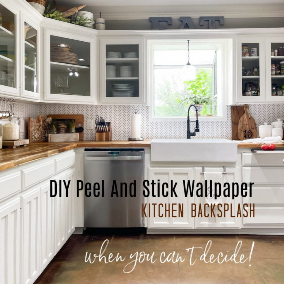 Peel And Stick Kitchen Backsplash (When You Can