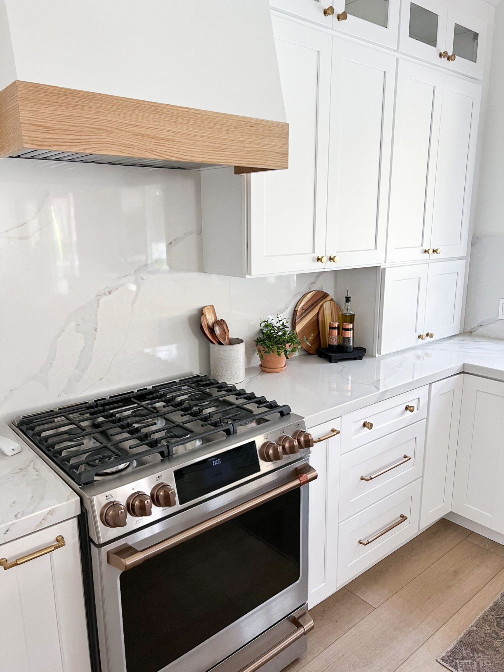 Perfect Gold Pulls and Fixtures For Your Kitchen Domestic Blonde