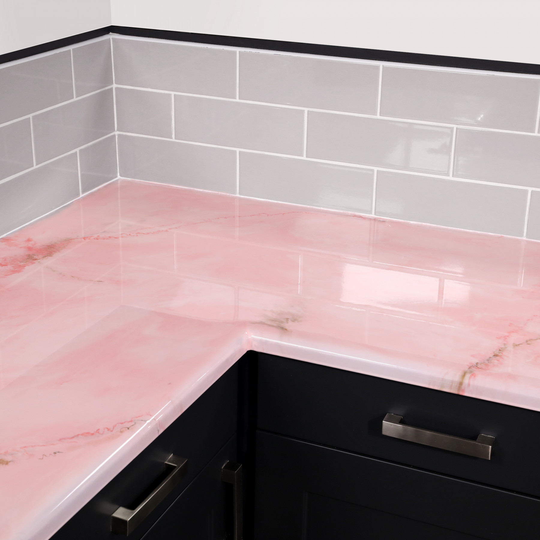 Rose Quartz Epoxy Resin Countertop Kit - GlassCast