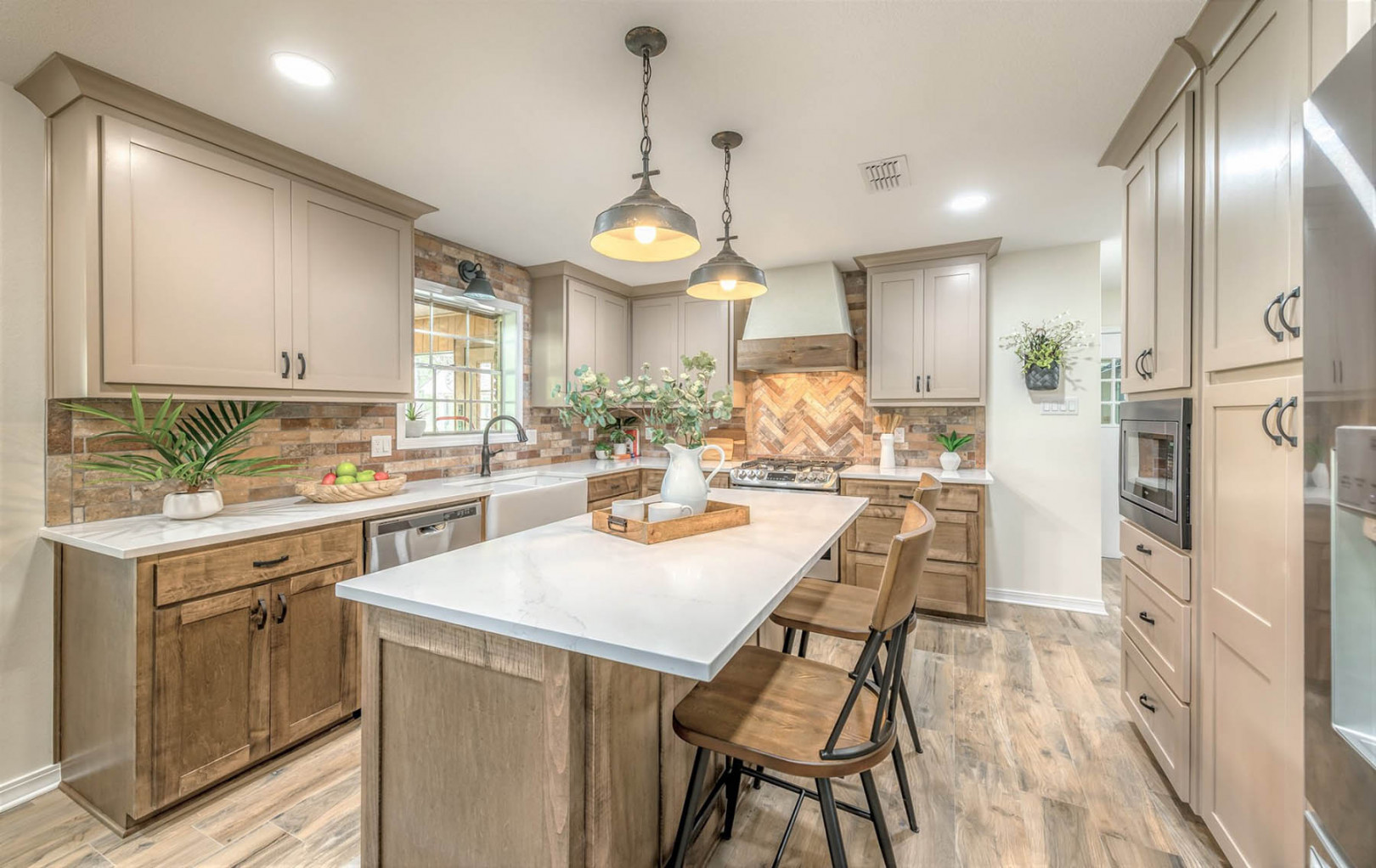 Rustic Kitchen Remodel at Carriage Oaks in Bossier City, La