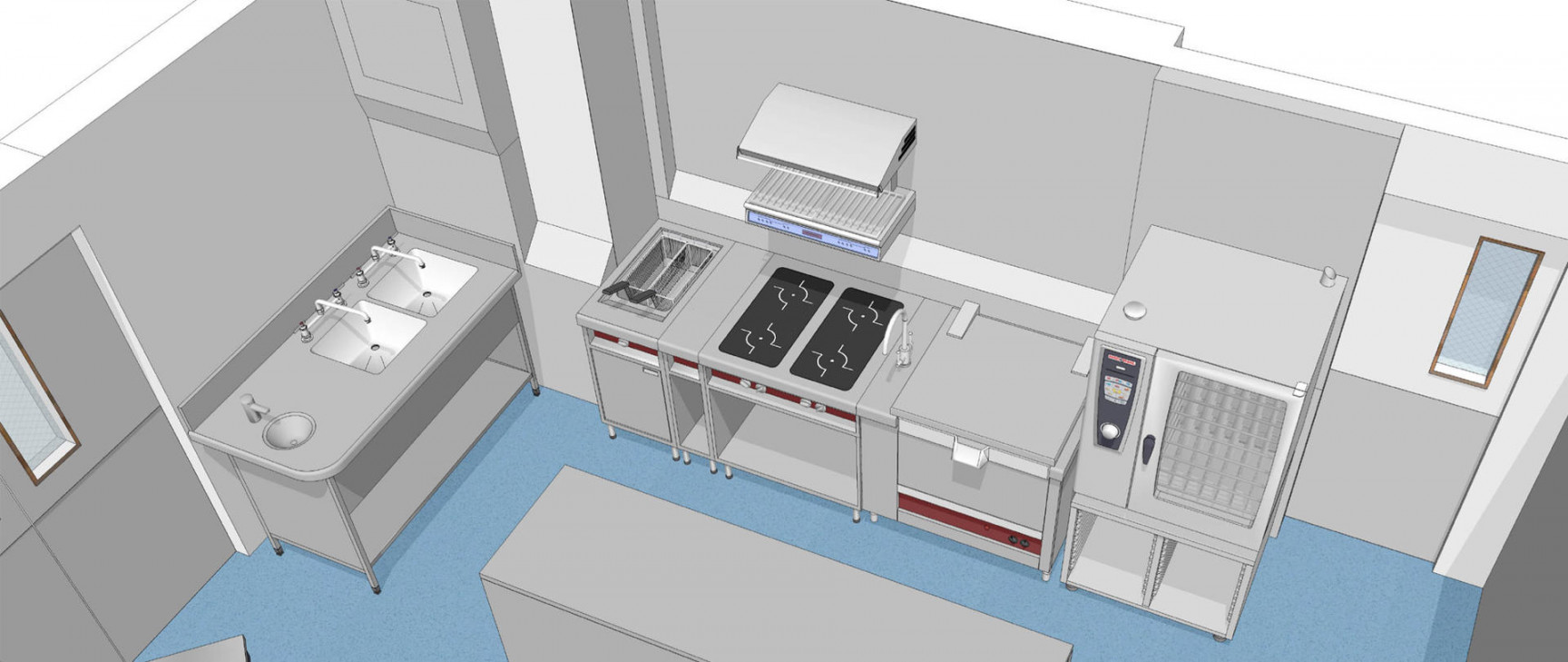 Small Kitchen Design For Commercial Kitchens  TAG Catering