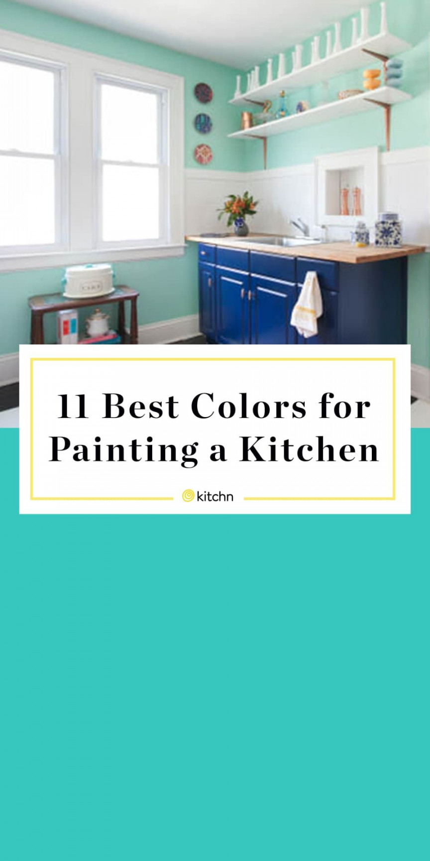 The  Best (Bright) Colors for Painting a Kitchen, According to