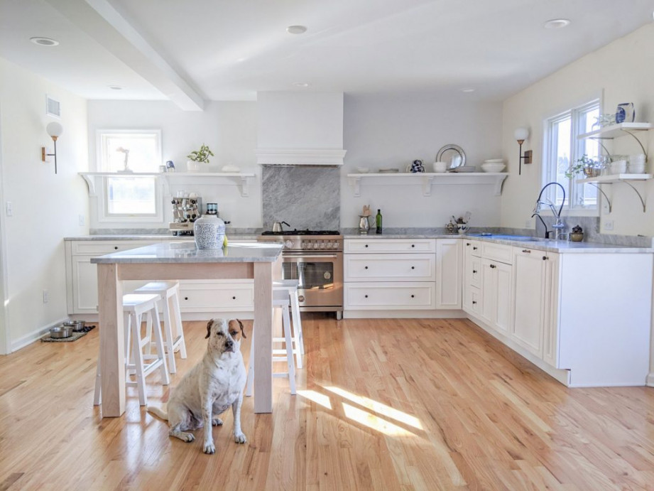 The No Backsplash Alternative to Subway Tile; Before & After