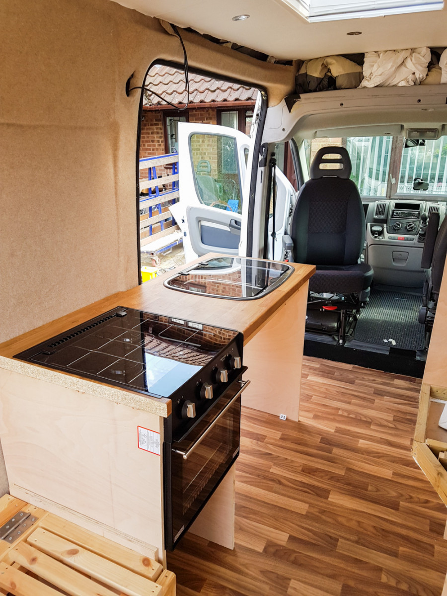 Van Conversion – Building the Kitchen – Adventures in a Camper