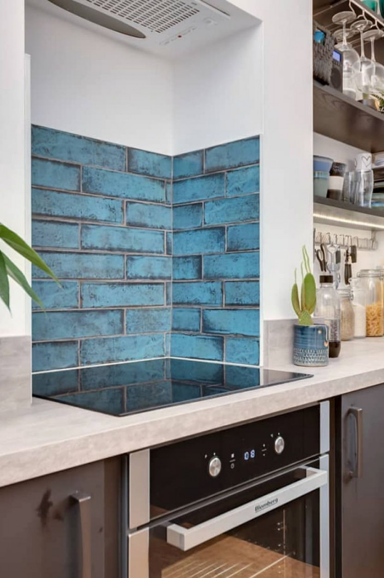 Vintage Blue Metro Wall Tiles (cm x