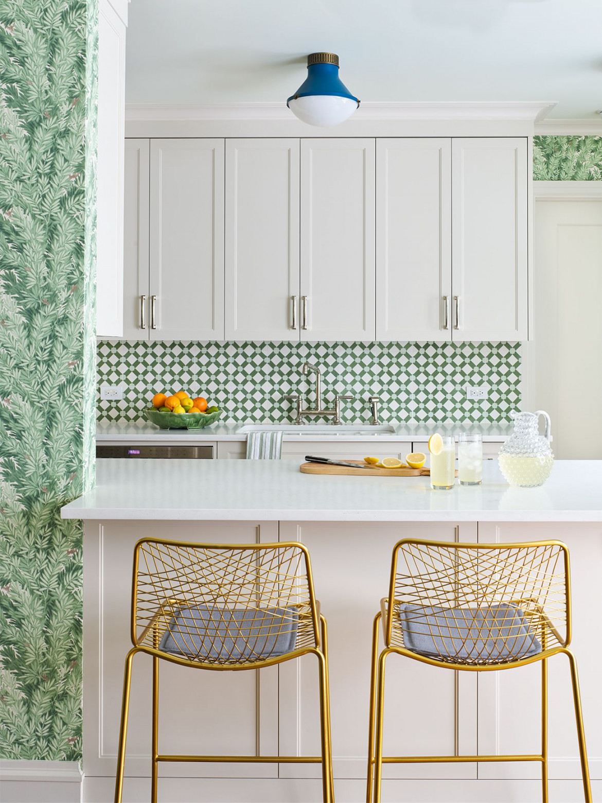 Ways to Brighten and Update a White Kitchen with a Pop of Color