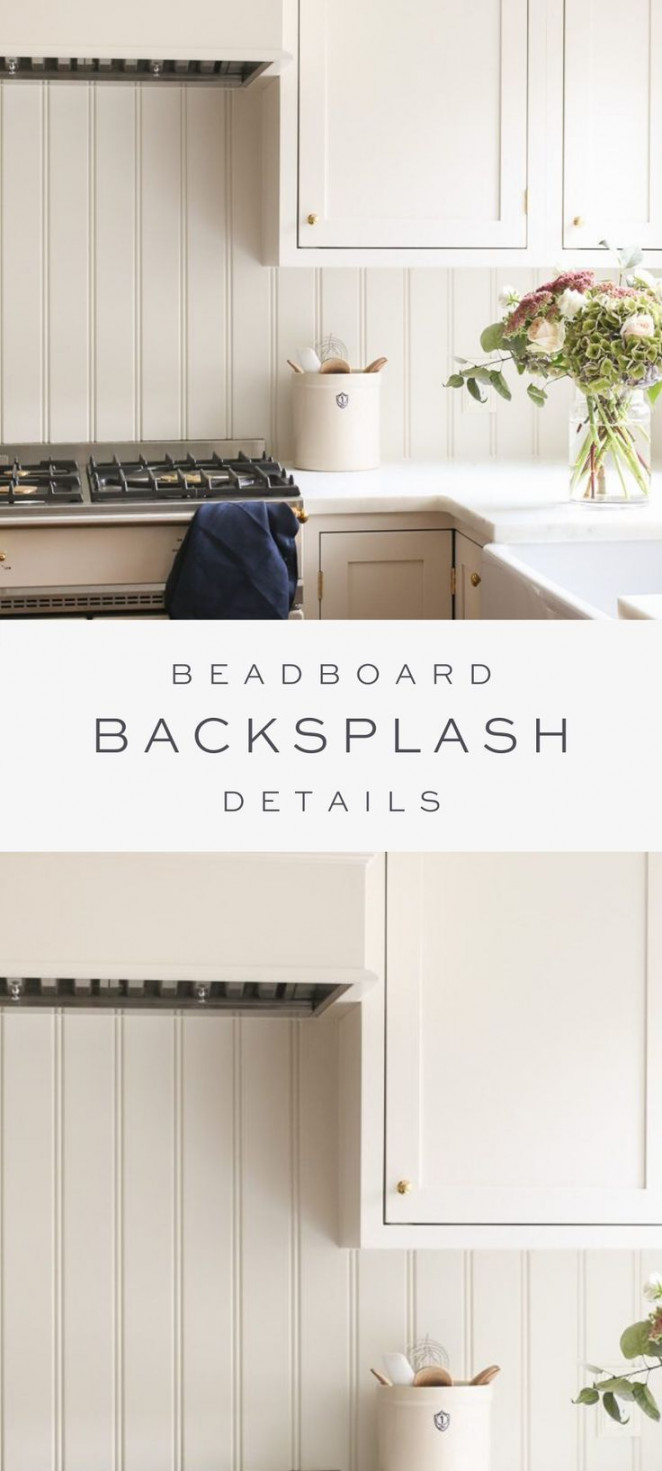 Beadboard Backsplash  Beadboard kitchen, Beadboard backsplash