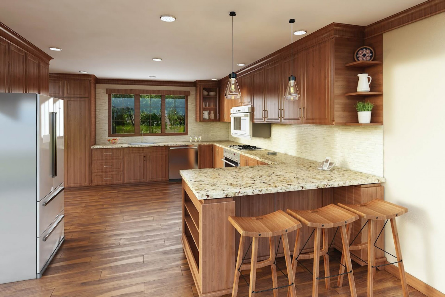 Best Color Schemes for Kitchens with Hickory Cabinets