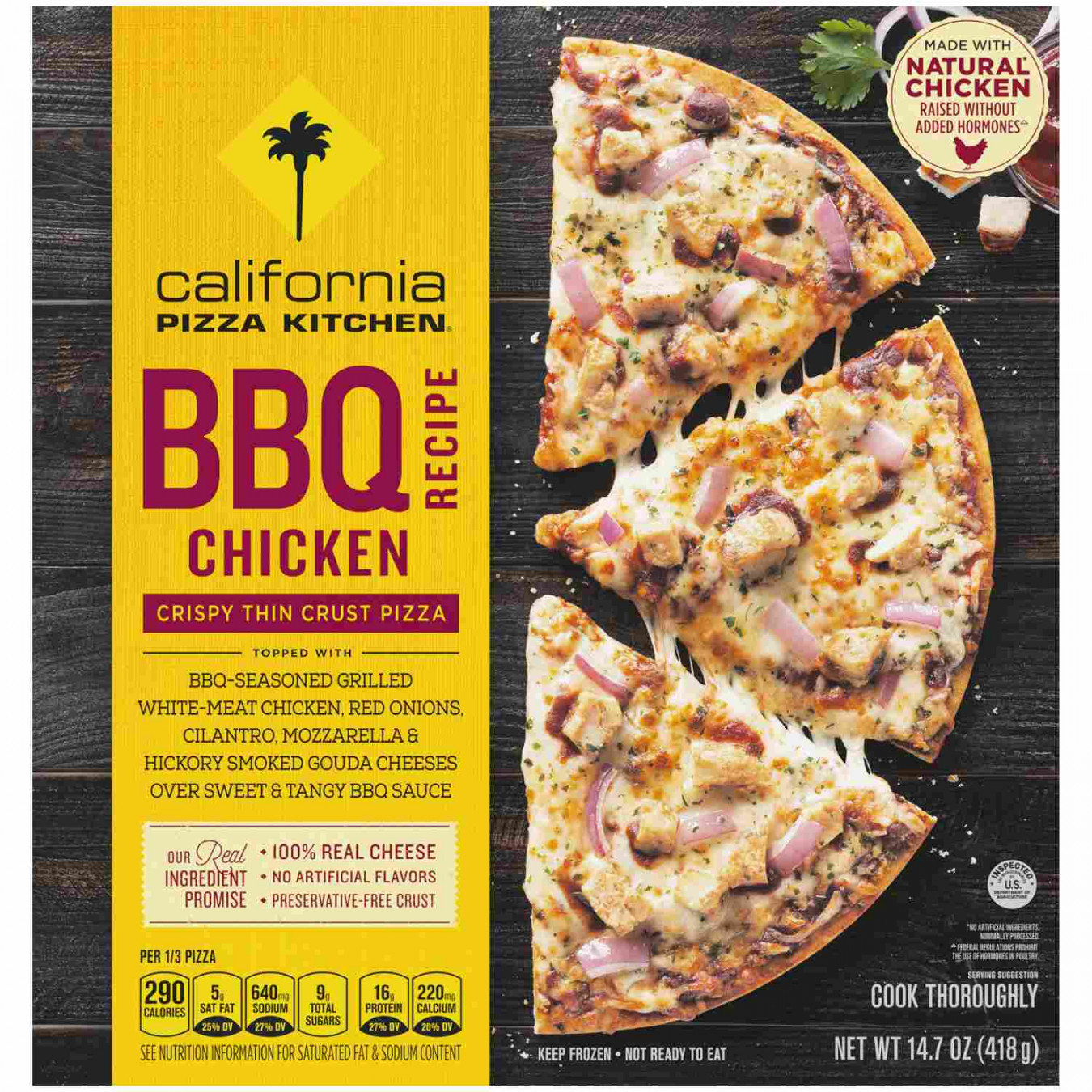 California Pizza Kitchen BBQ Recipe Chicken Crispy Thin Crust