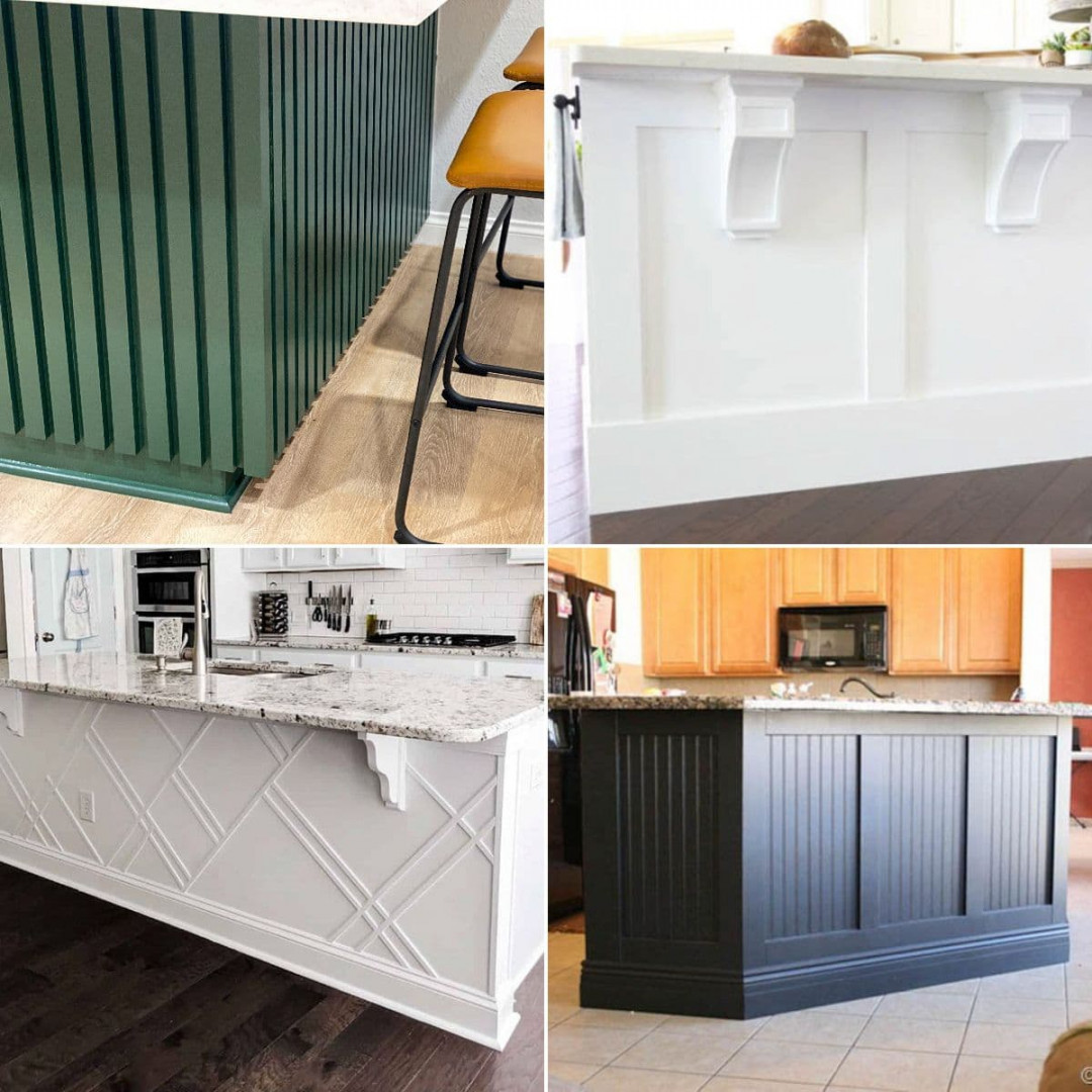 Creative Trim Ideas To Take Your Kitchen Island To The Next Level!