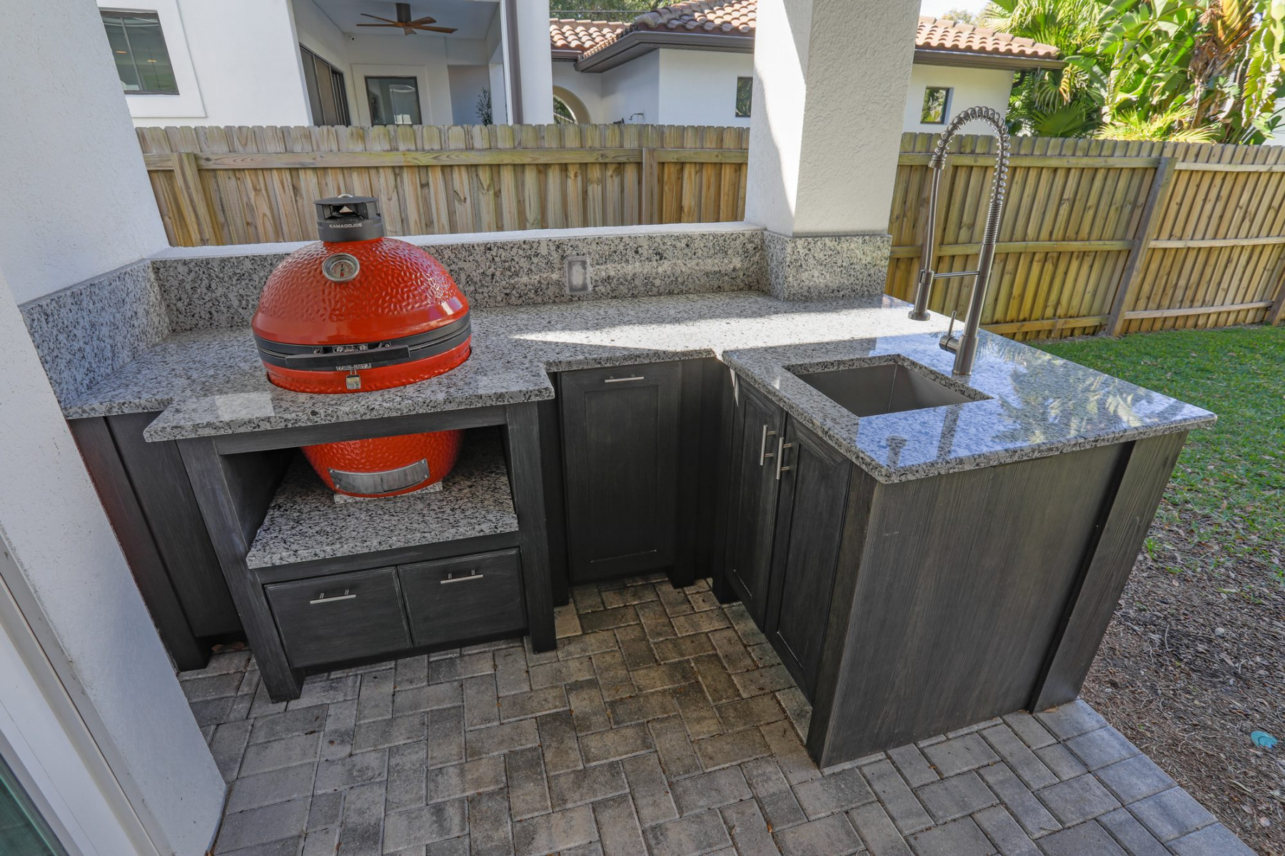 Custom Kamado Joe Outdoor Kitchen In Tampa - Just Grillin Outdoor