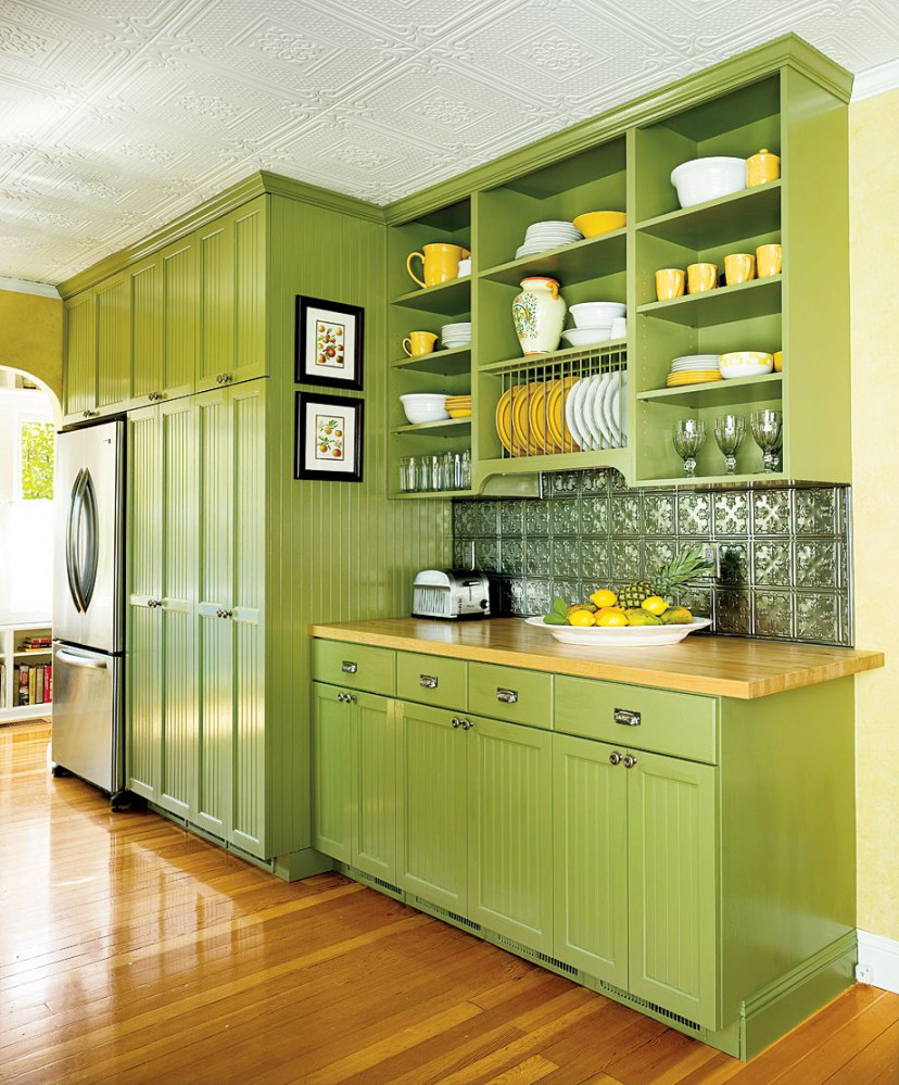 Editors Picks: Our Favorite Green Kitchens - This Old House