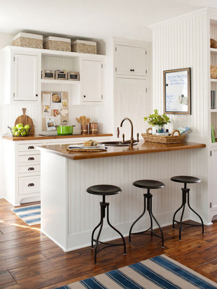 Examples of the Space above your Kitchen Cabinets - Happily