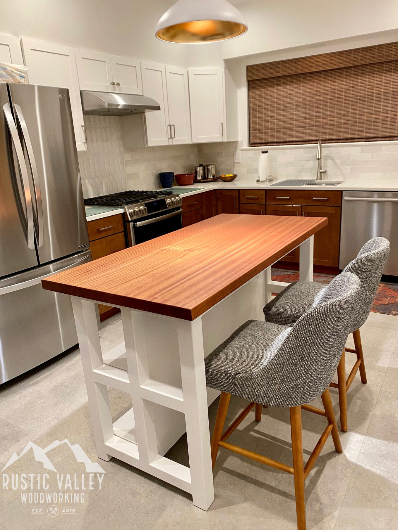 Farmhouse Kitchen Island Kitchen Table Table Rustic - Etsy