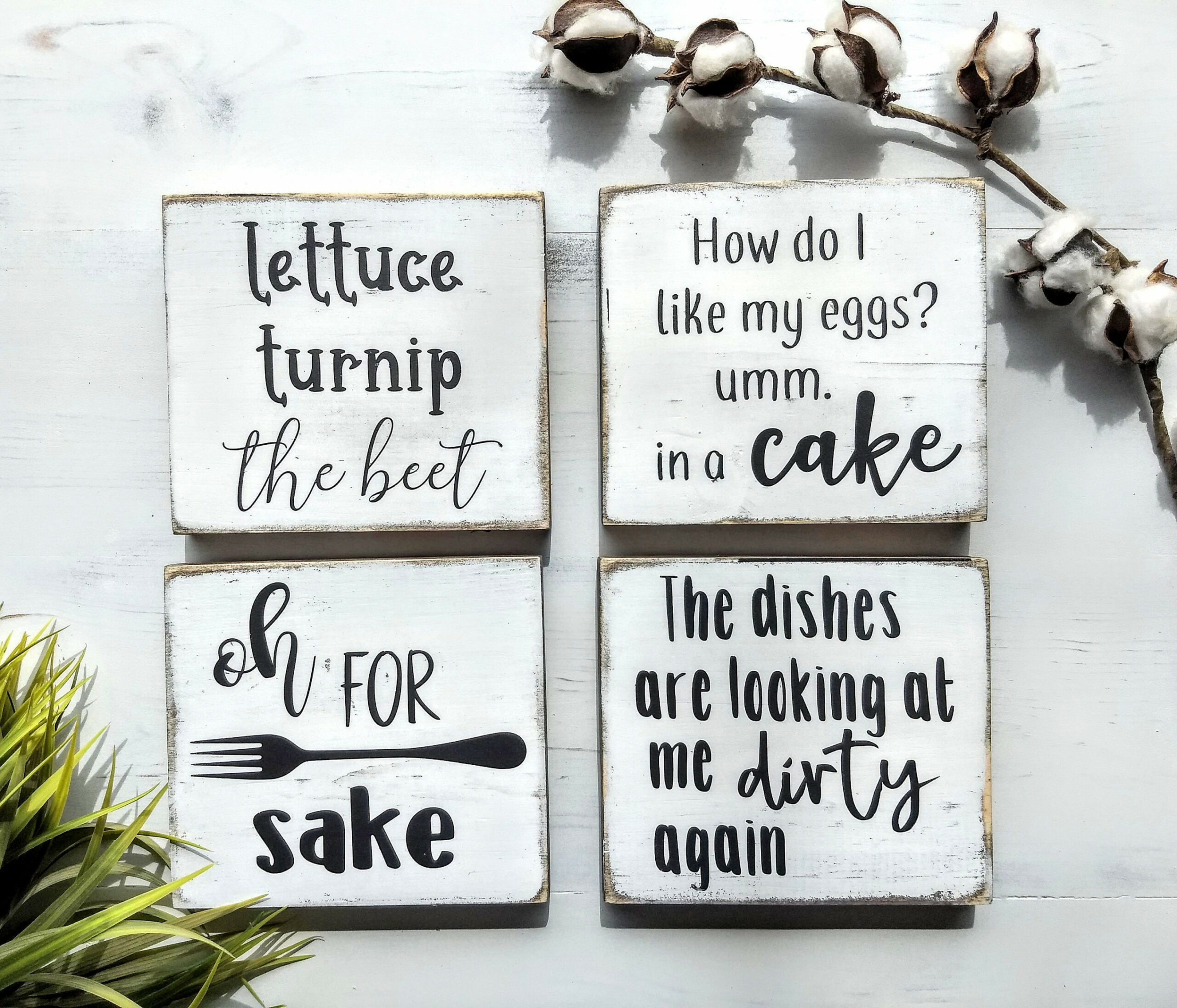 Funny Kitchen Signs Cute Kitchen Decor Farmhouse Kitchen - Etsy