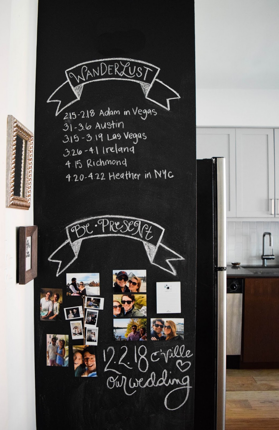 How To Design a Kitchen Chalkboard Wall - C