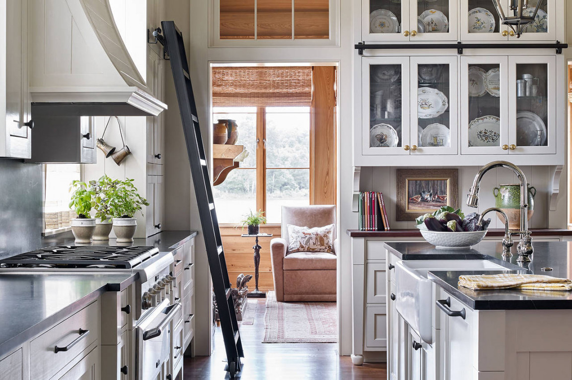 Need More Kitchen Storage? Roll In a Library Ladder - WSJ