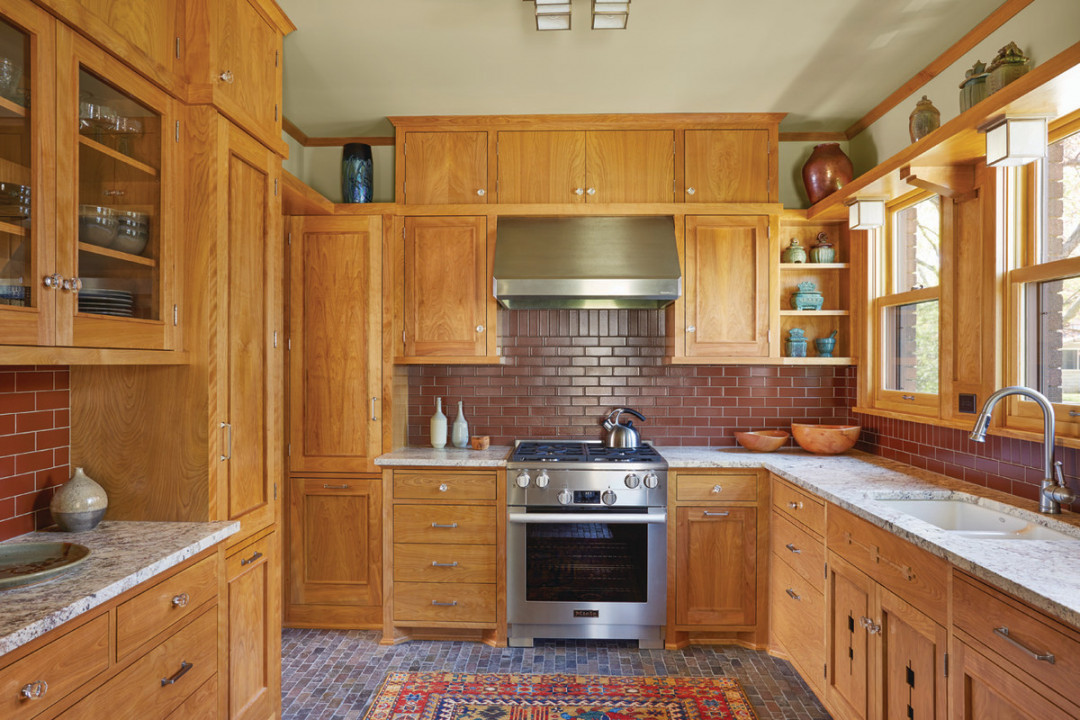 Perfecting a Prairie School Kitchen & Bath - Design for the Arts