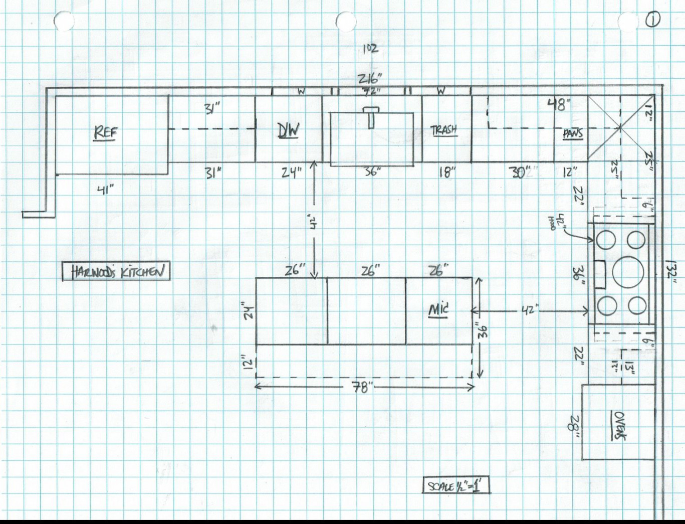 Pin by April Harwood on Home Renovation  Kitchen layout plans