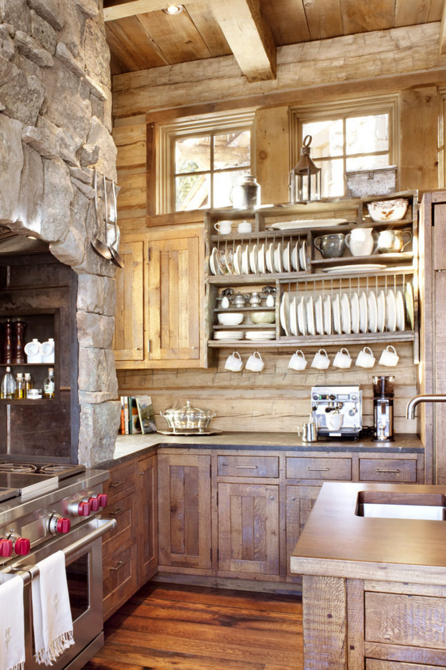 Rustic Kitchens for  Designed by Top Interior Designers