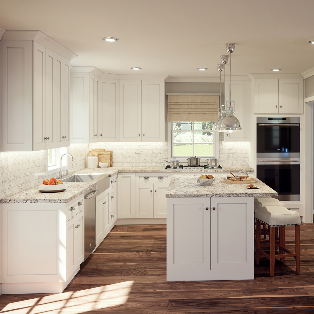 Shop High Quality RTA Shaker White Kitchen Cabinets Online