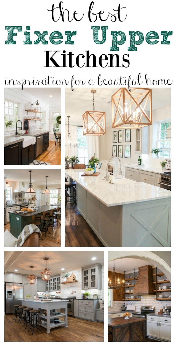 The Best Fixer Upper Kitchens - Sarah Joy