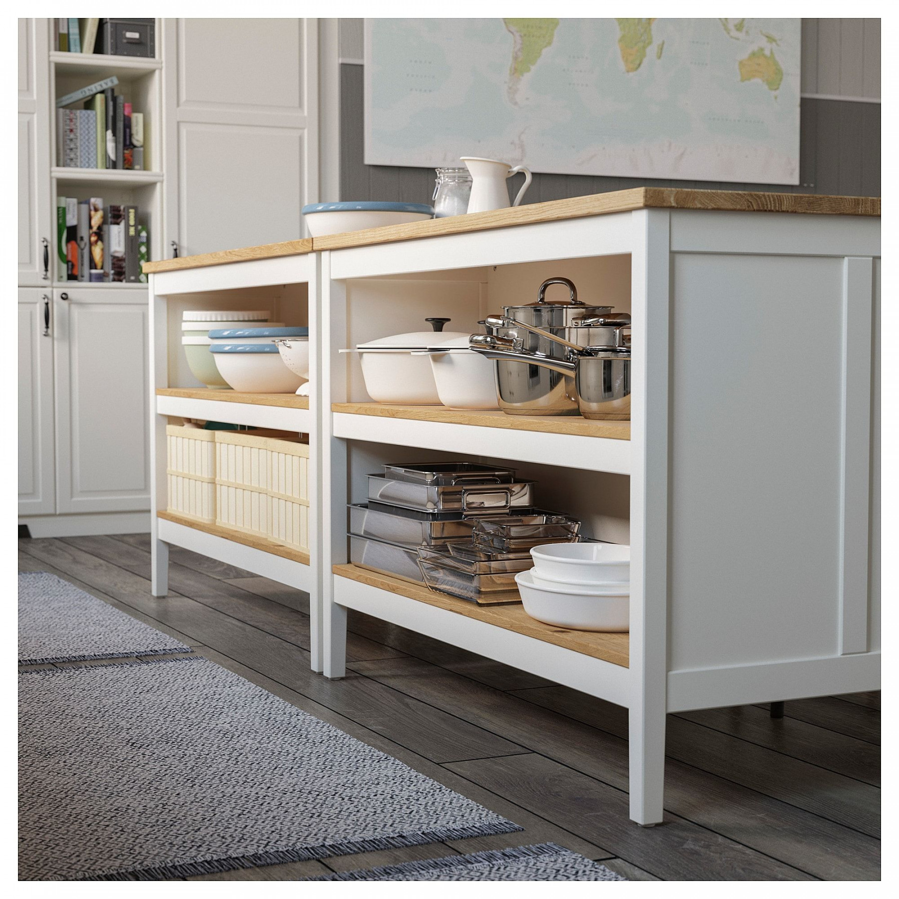 TORNVIKEN Kitchen island, off-white, oak - Shop here - IKEA  Ikea