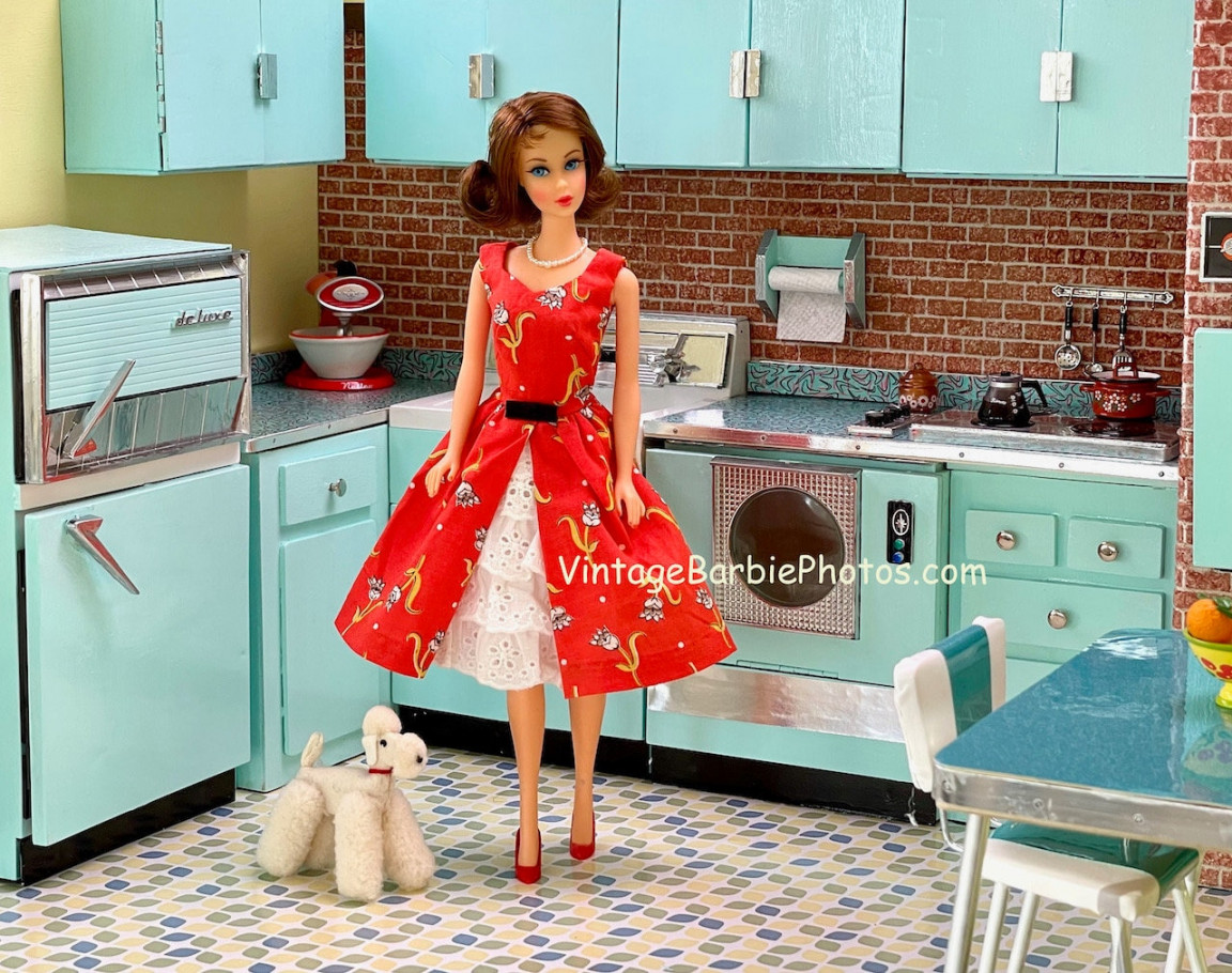 Vintage Barbie Retro Kitchen - Etsy