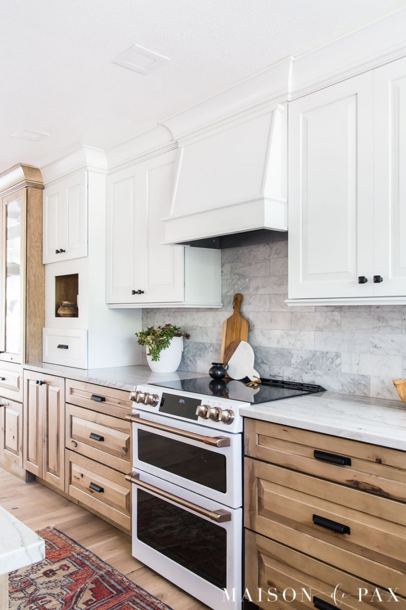 White and Wood Kitchen Reveal: Part , Cabinets - Maison de Pax