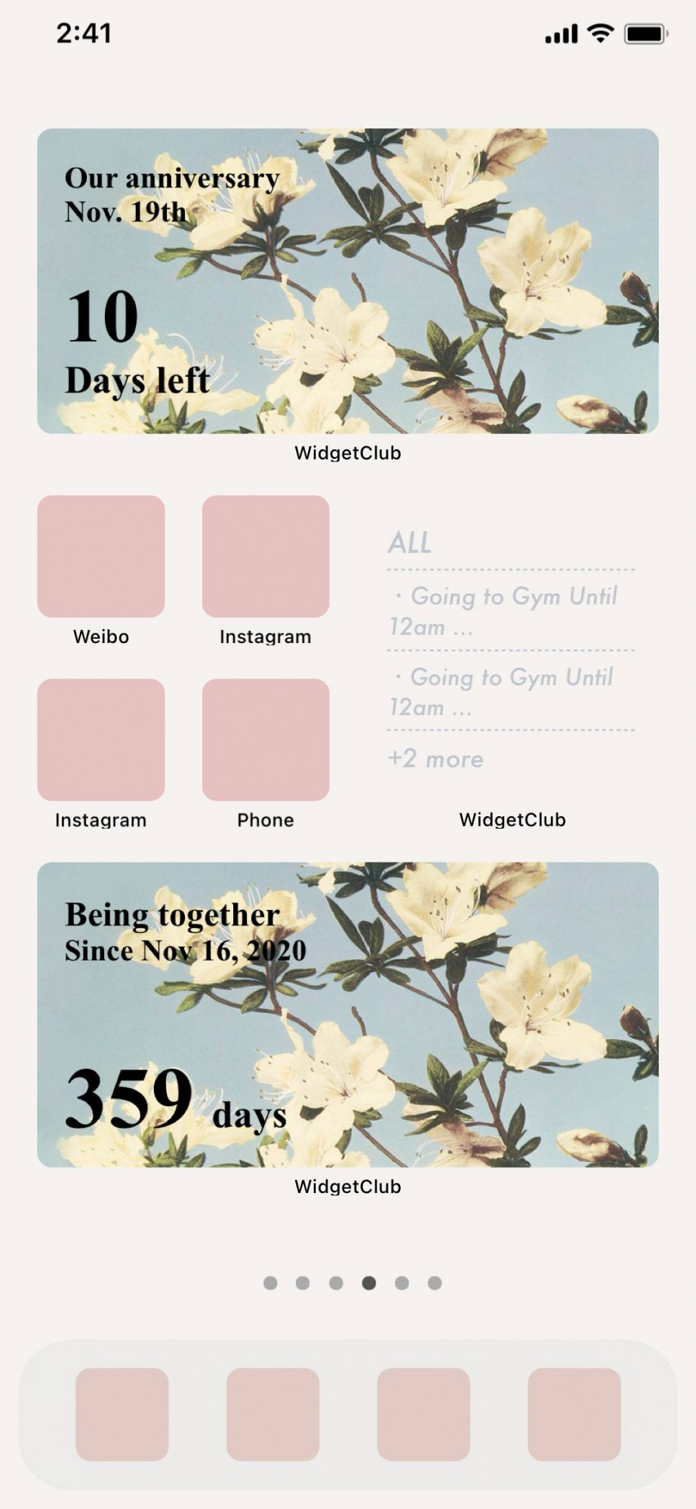 Aesthetic flower Home Screen Idea [bLBFAaTPSbUnomyLyEA] by mimi