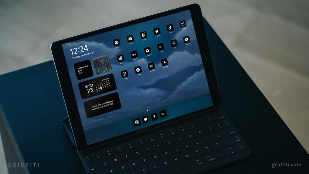 Aesthetic iPad Home Screen Ideas & Layouts (iOS )