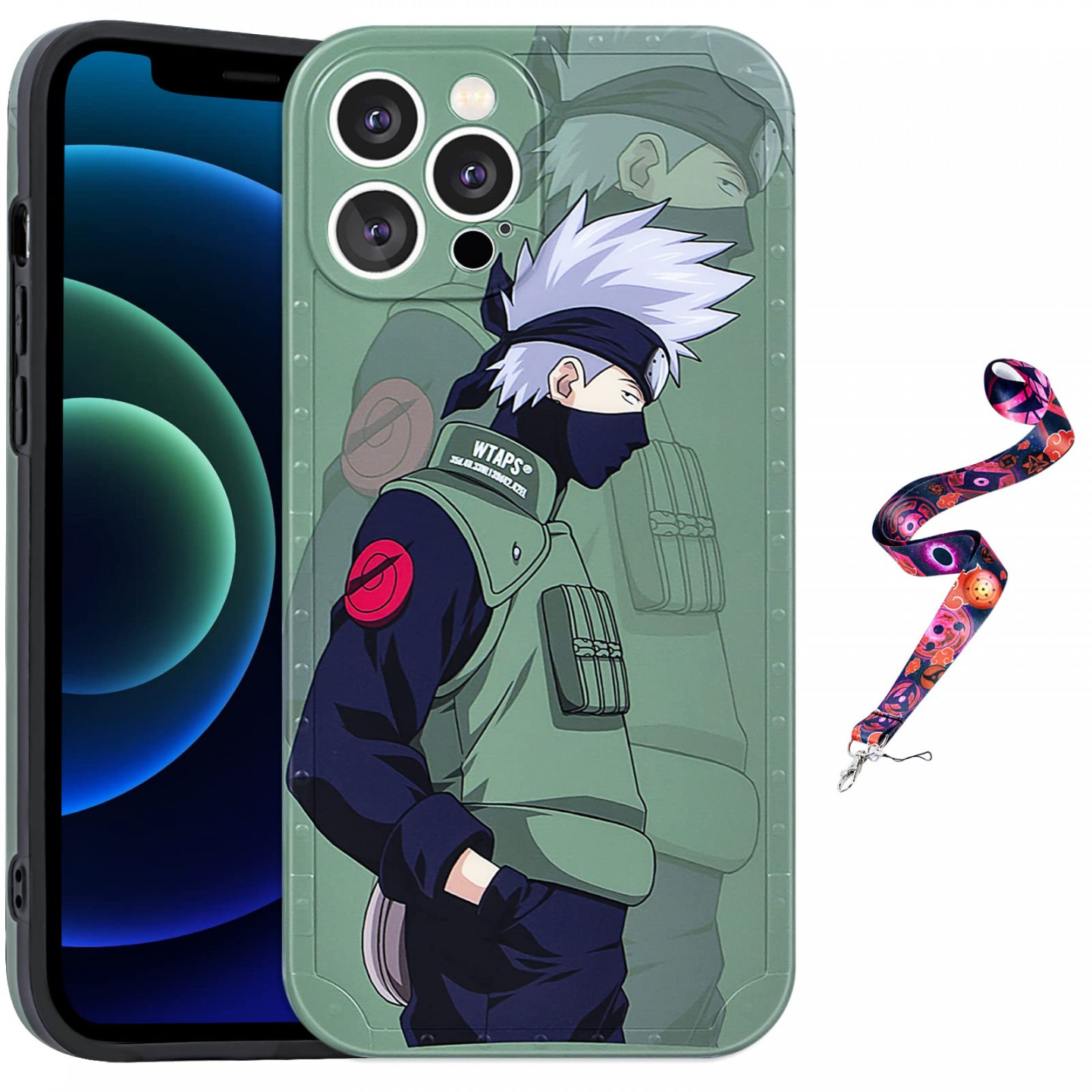 Anime Phone Case, Kakashi Phone Cover Kakashi Phone Shell Back Cover für  iPhone  Pro Verfügbar von iPhone X Serie bis iPhone  Series Cases,  Comes