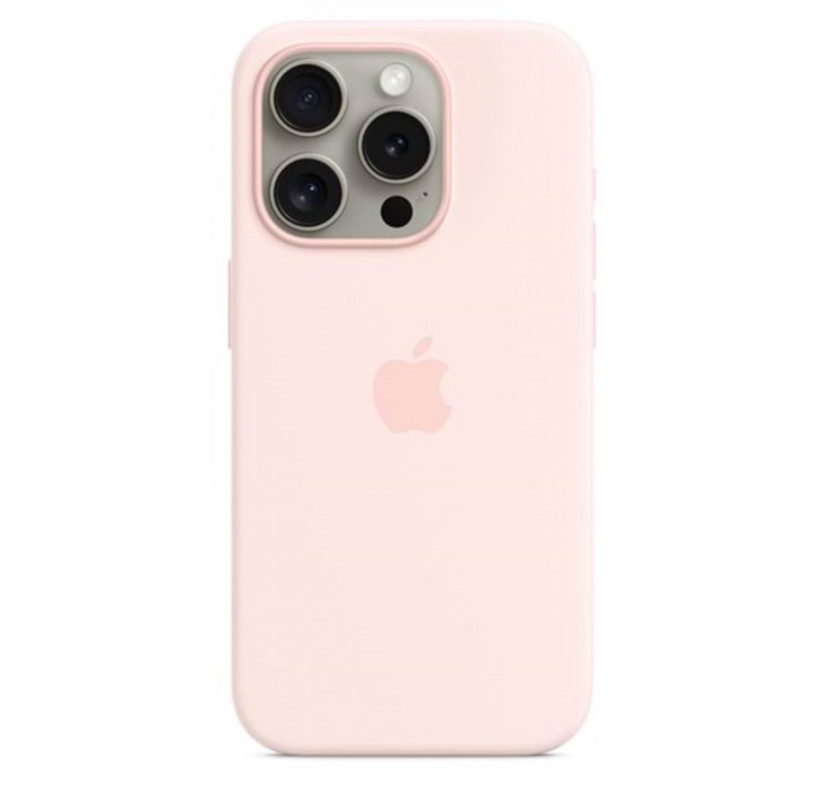 Apple iPhone  Pro Silicone Case with MagSafe - Light Pink