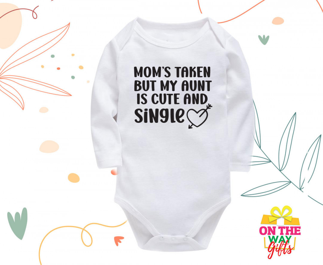 Aunt Onesie®, Auntie baby clothes, Funny baby clothes, Cute baby gift,  Newborn Baby Gift Bodysuits