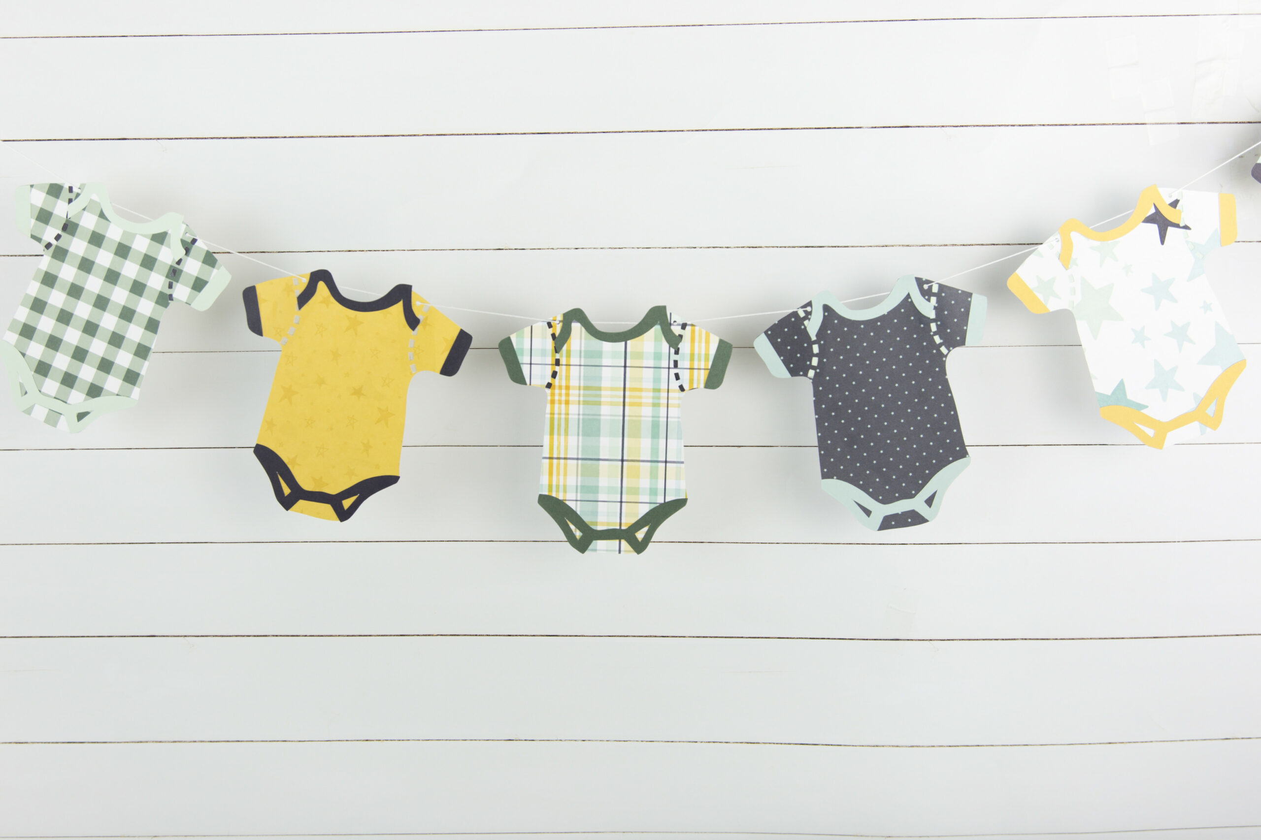 Baby Boy Outfit Garland