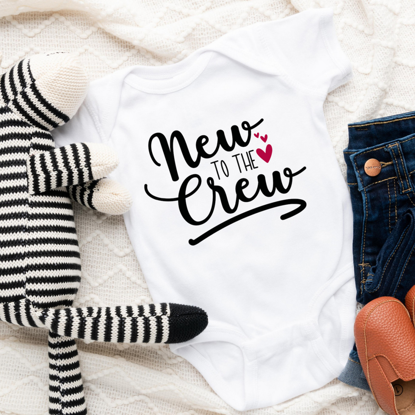 Baby SVGs Perfect For Onesies Including New In The Crew Cut File